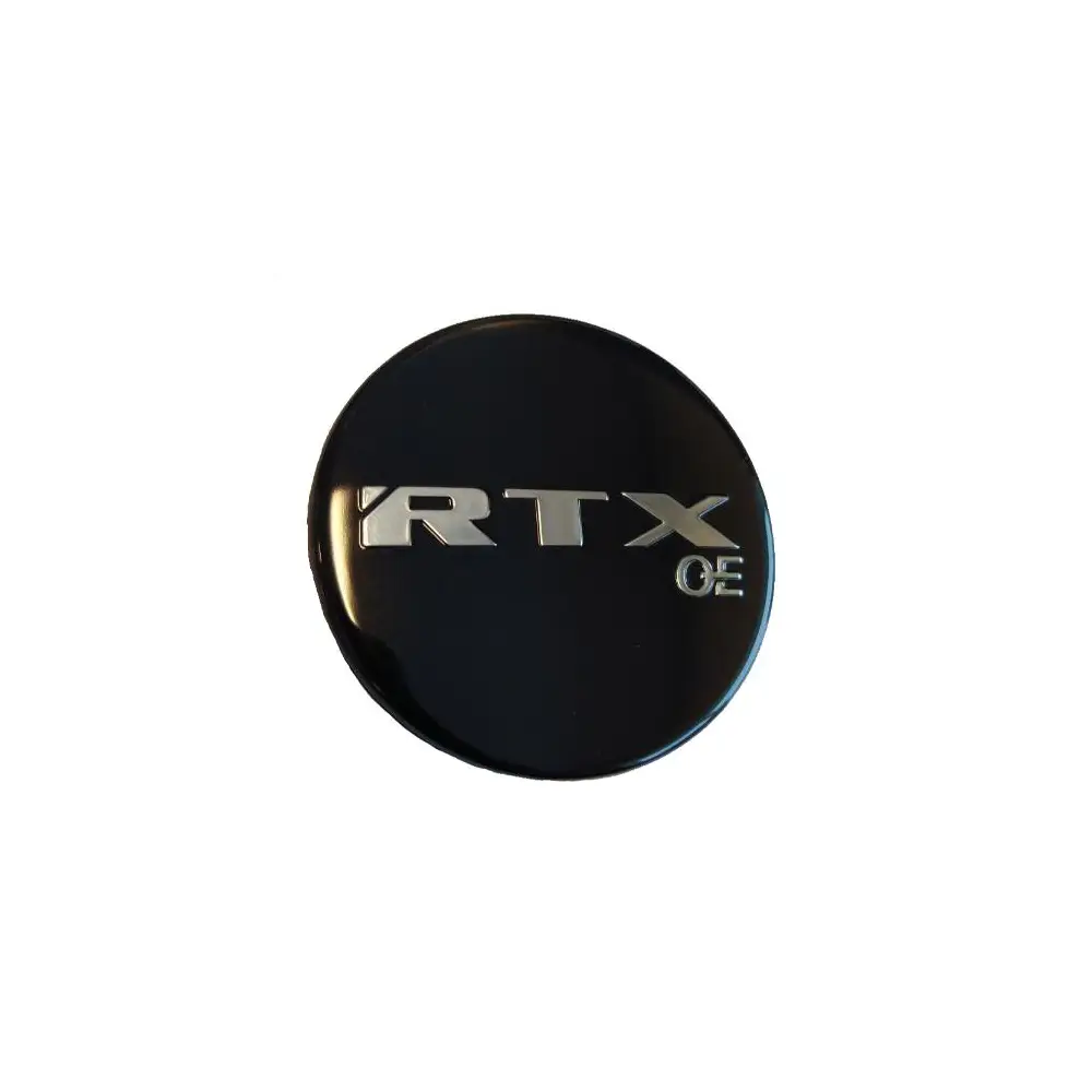 Cap Black With Chrome Rtxoe With Black Background - RTI602K57BB1CH